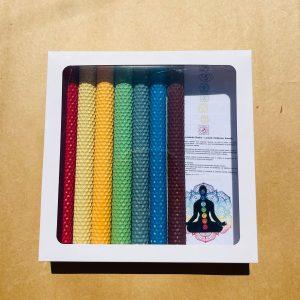 Set de Lumanari Chakrale – Ritual de Vindecare si Echilibru Energetic